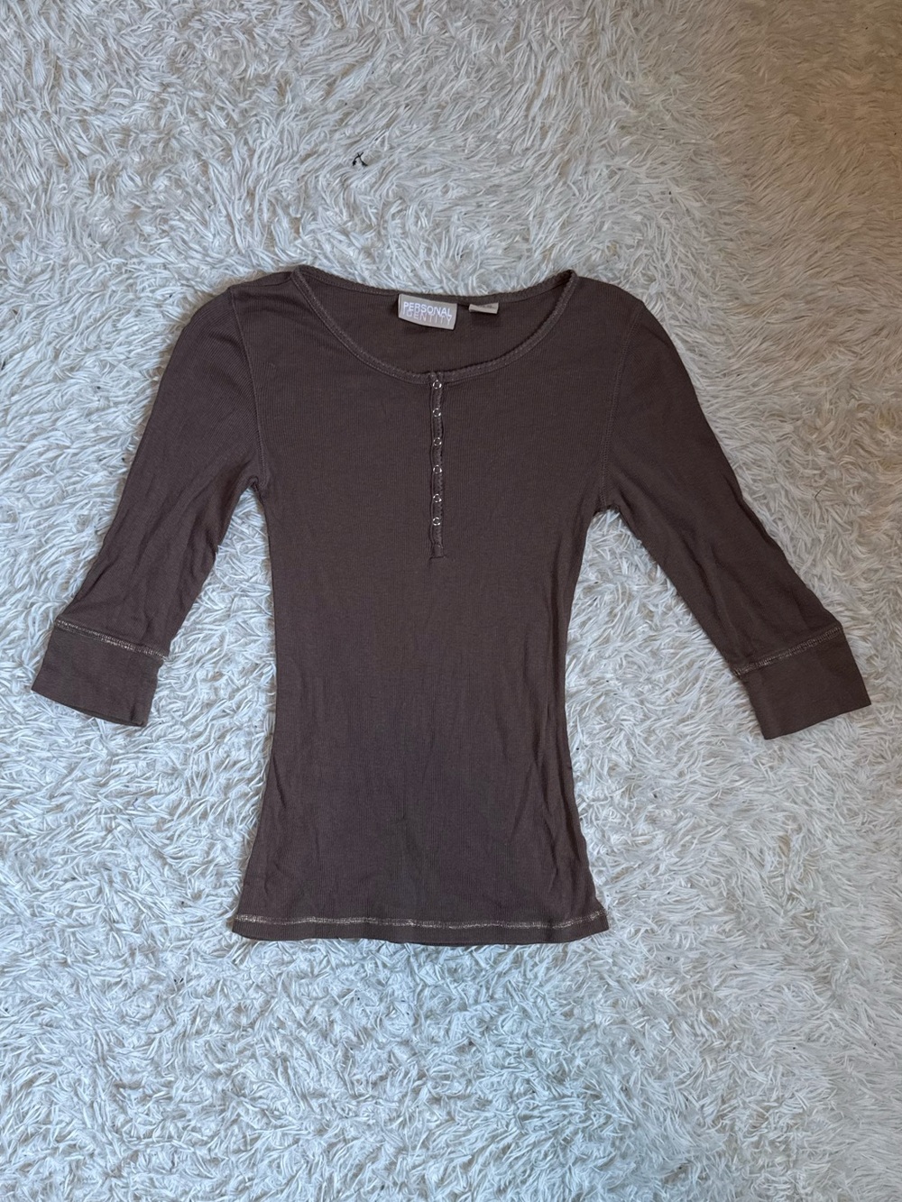 Personal Identity Brown Henley
